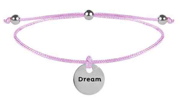 Troli Šňůrkový náramek Dream růžová/ocelová + 2 měsíce na vrácení zboží