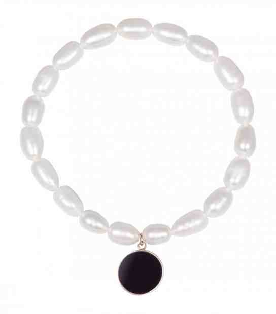 JwL Luxury Pearls Perlový náramek s přívěskem JL0527 + 2 měsíce na vrácení zboží