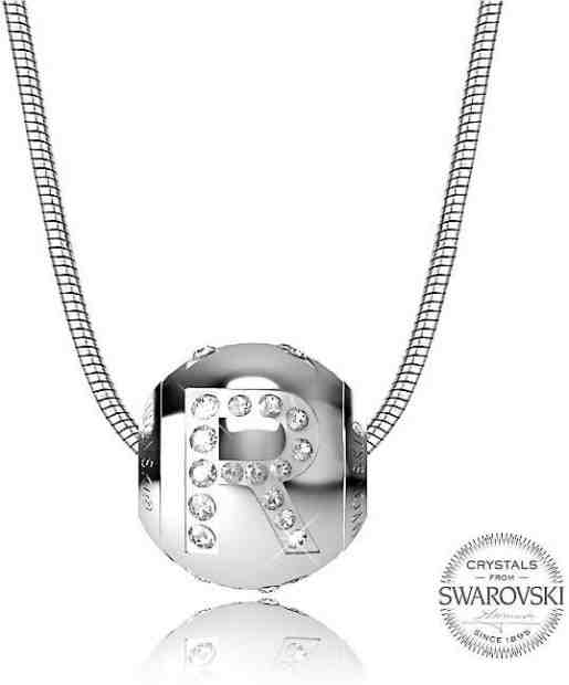 Levien Ocelový náhrdelník písmeno R CLET-R + 2 měsíce na vrácení zboží