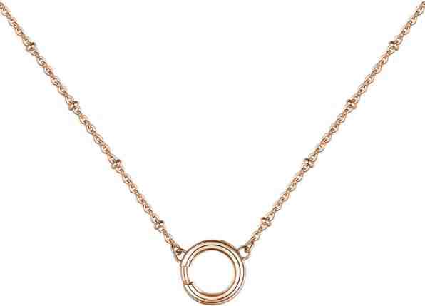 Brosway Růžově zlacený ocelový náhrdelník Catena BCT43 + 2 měsíce na vrácení zboží