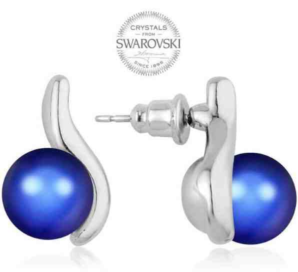 Levien Módní náušnice pro ženy PEARL WAVE + 2 měsíce na vrácení zboží