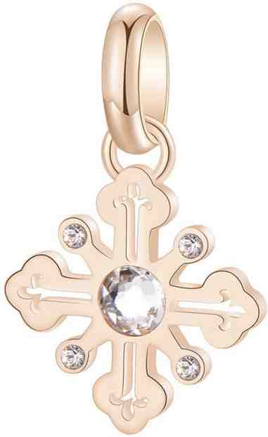 Brosway Růžově zlacený ocelový přívěsek s krystaly Très Jolie BTJM262 + 2 měsíce na vrácení zboží