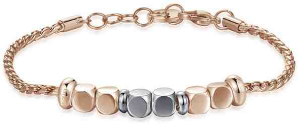 Brosway Růžově zlacený ocelový náramek Très Jolie BTJMP005 + 2 měsíce na vrácení zboží