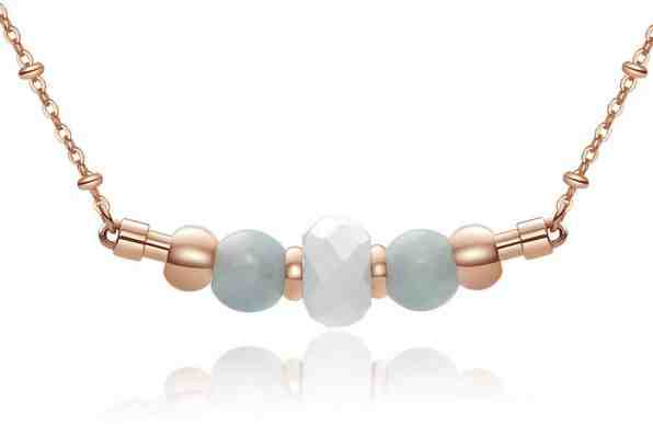 Brosway Růžově zlacený ocelový náhrdelník Trés Jolie BTJMS660 + 2 měsíce na vrácení zboží