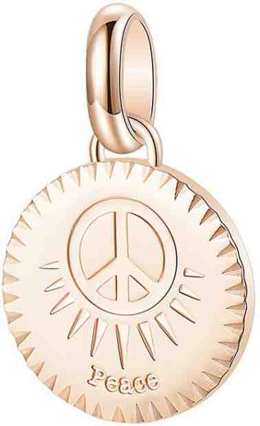 Brosway Růžově zlacený ocelový přívěsek Peace Très Jolie BTJM185 + 2 měsíce na vrácení zboží