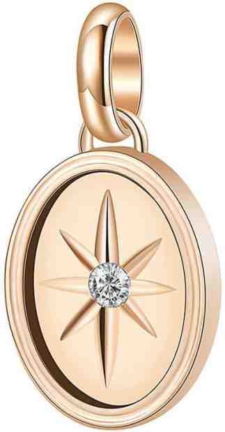 Brosway Růžově zlacený ocelový přívěsek s krystalem Très Jolie BTJM187 + 2 měsíce na vrácení zboží