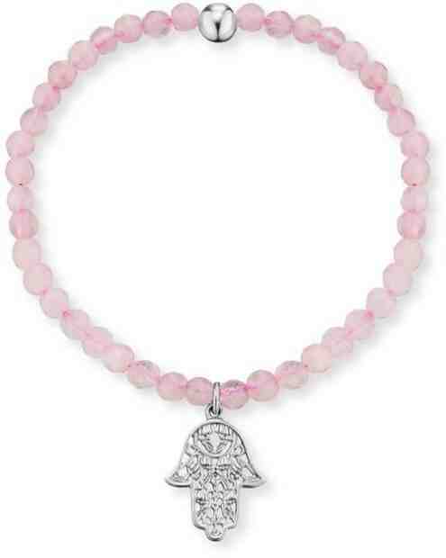 Engelsrufer Stříbrný náramek Ruka Fatimy s růženínem ERB-HAND-RQ + 2 měsíce na vrácení zboží