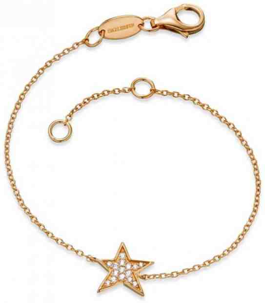 Engelsrufer Pozlacený stříbrný náramek Hvězda se zirkony ERB-LILSTAR-ZIG + 2 měsíce na vrácení zboží
