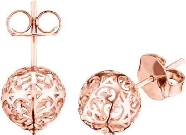Engelsrufer Růžově zlacené stříbrné náušnice Andělské zvonky ERE-ER1-STR + 2 měsíce na vrácení zboží