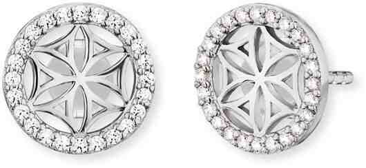 Engelsrufer Stříbrné náušnice Květ života se zirkony ERE-LILLIFL-ZST + 2 měsíce na vrácení zboží