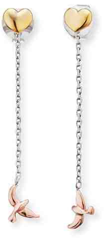 Engelsrufer Stříbrné tricolor náušnice s holubicí ERE-LILTREE-TRI + 2 měsíce na vrácení zboží