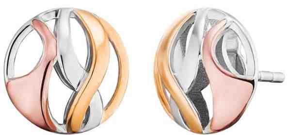 Engelsrufer Stříbrné tricolor náušnice Paradise ERE-PARA-TRI-ST + 2 měsíce na vrácení zboží