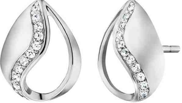 Engelsrufer Stříbrné náušnice Slza z nebe se zirkony ERE-TEAR-ZI-ST + 2 měsíce na vrácení zboží