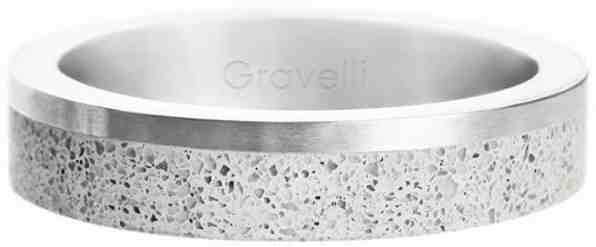 Gravelli Betonový prsten Edge Slim ocelová/šedá GJRUSSG021 60 mm + 2 měsíce na vrácení zboží