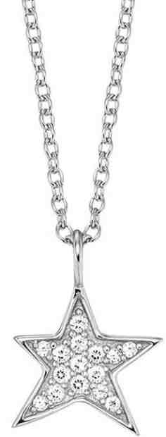 Engelsrufer Stříbrný náhrdelník Hvězda se zirkony ERN-LILSTAR-ZI + 2 měsíce na vrácení zboží