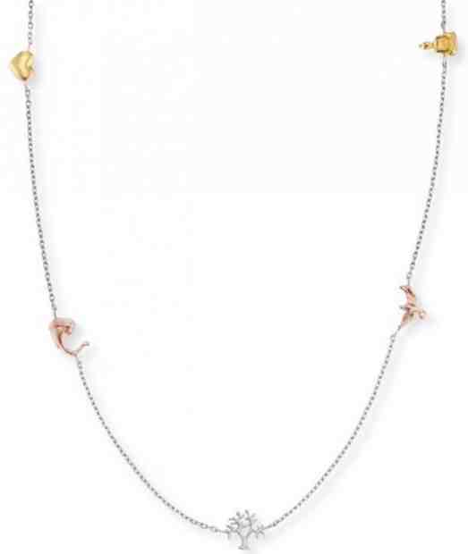 Engelsrufer Stříbrný tricolor náhrdelník Strom života ERN-LILTREE-TRI + 2 měsíce na vrácení zboží