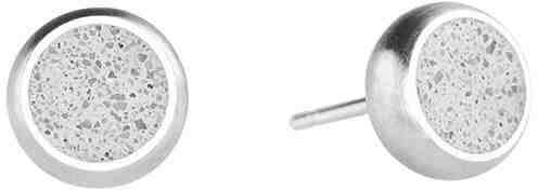 Gravelli Peckové náušnice z betonu Minimalist GJEWSSG002UN + 2 měsíce na vrácení zboží