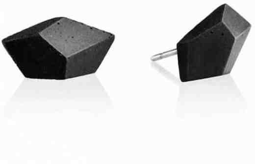 Gravelli Náušnice z betonu Rock GJEWNAA005UN + 2 měsíce na vrácení zboží