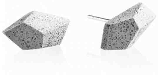 Gravelli Náušnice z betonu Rock GJEWNAG005UN + 2 měsíce na vrácení zboží