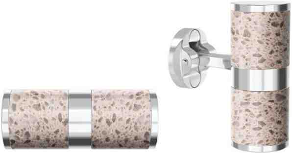 Gravelli Manžetové knoflíčky z oceli a betonu Unity GJCMSLS109UN + 2 měsíce na vrácení zboží