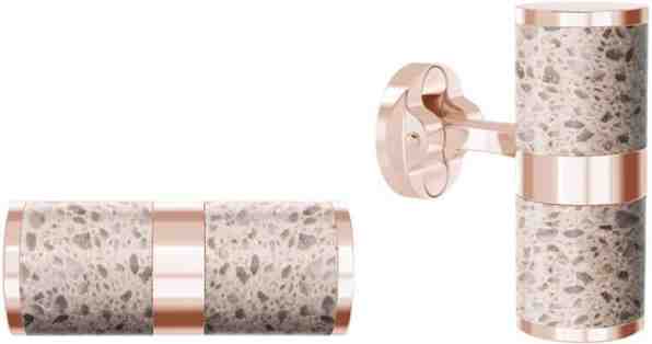 Gravelli Manžetové knoflíčky z oceli a betonu Unity GJCMRGS109UN + 2 měsíce na vrácení zboží