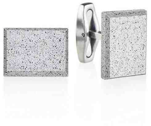 Gravelli Manžetové knoflíčky z betonu a oceli Falcon GJCMNAG004UN + 2 měsíce na vrácení zboží