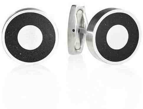 Gravelli Manžetové knoflíčky z betonu a oceli Aim GJCMNAA003UN + 2 měsíce na vrácení zboží