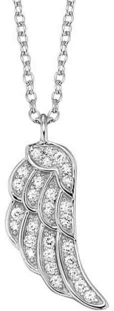 Engelsrufer Stříbrný náhrdelník Křídlo se zirkony ERN-LILWING-ZI + 2 měsíce na vrácení zboží