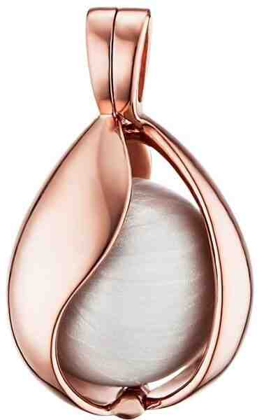 Engelsrufer Růžově zlacený stříbrný přívěsek Andělský zvonek Slza z nebe s bílou rolničkou ERP-20-TEAR-SR + 2 měsíce na vrácení zboží