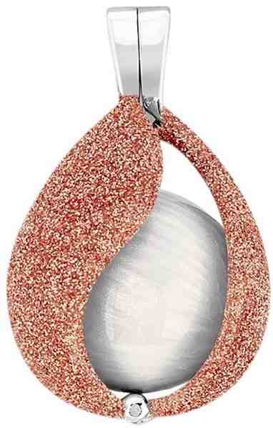 Engelsrufer Přívěsek Andělský zvonek Slza z nebe s bílou rolničkou a růžovým pískováním ERP-20-TEARSTRO + 2 měsíce na vrácení zboží