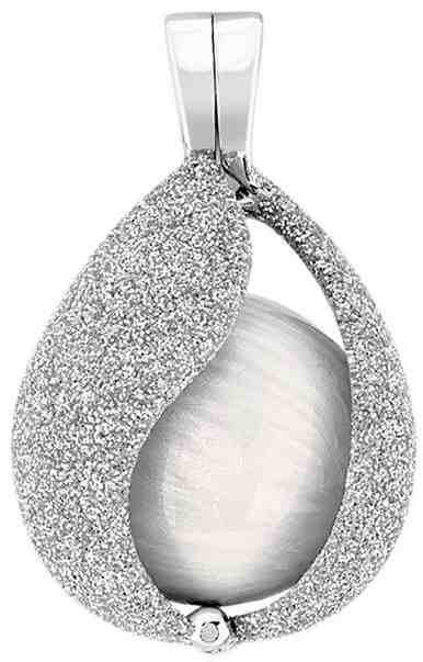 Engelsrufer Přívěsek Andělský zvonek Slza z nebe s bílou rolničkou a stříbrným pískováním ERP-20-TEARSTSI + 2 měsíce na vrácení zboží