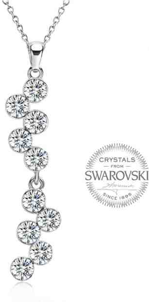 Levien Slušivý náhrdelník Chaton Crystal + 2 měsíce na vrácení zboží