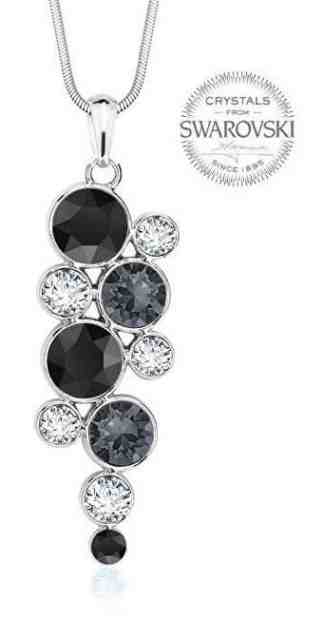 Levien Slušivý náhrdelník Chaton Black mix + 2 měsíce na vrácení zboží