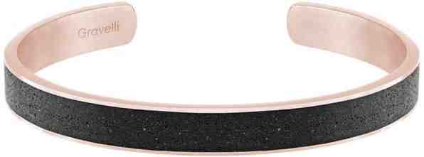 Gravelli Pevný ocelový náramek s betonem Fusion Bold bronzová/atracitová GJBMRGA101UN + 2 měsíce na vrácení zboží