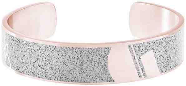 Gravelli Pevný ocelový náramek s betonem Crush bronzová/šedá GJBMRGG103UN + 2 měsíce na vrácení zboží