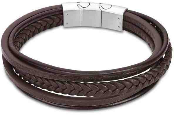 Lotus Style Pánský kožený náramek LS2051-2/1 + 2 měsíce na vrácení zboží