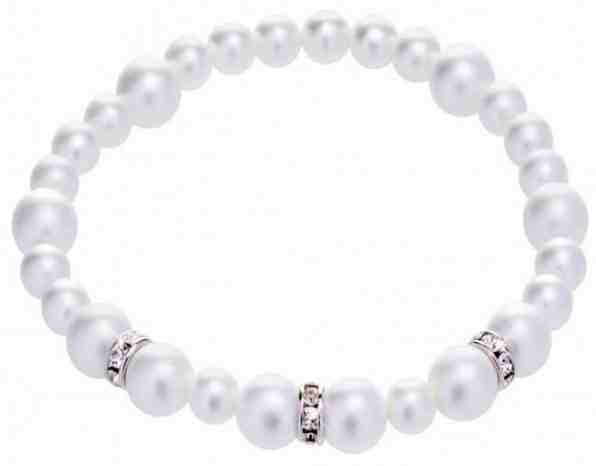 Preciosa Perličkový náramek Silky Pearl 2270 01 + 2 měsíce na vrácení zboží