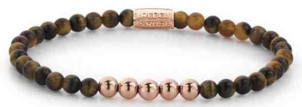 Rebel&Rose Růžově zlacený ocelový náramek Tiger Lily RR-40025-R 15 cm - XS + 2 měsíce na vrácení zboží