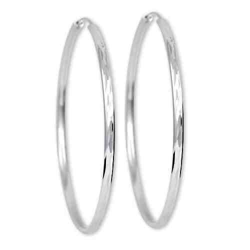 Brilio Silver Stříbrné náušnice kruhy 431 158 00033 04 + 2 měsíce na vrácení zboží