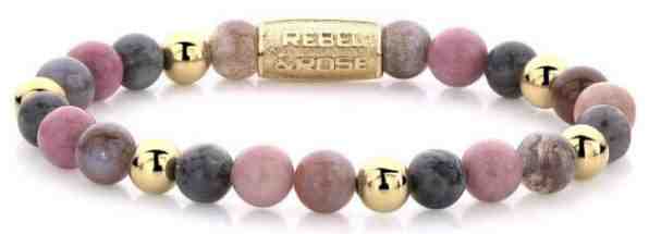 Rebel&Rose Korálkový náramek Winter Glow RR-60042-G 16,5 cm - S + 2 měsíce na vrácení zboží