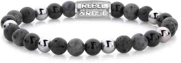 Rebel&Rose Ocelový náramek Shiny Night RR-60057-S 15 cm - XS + 2 měsíce na vrácení zboží