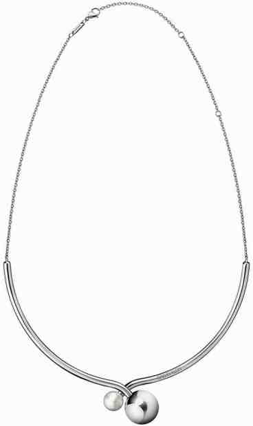 Calvin Klein Luxusní ocelový náhrdelník s perlou Bubbly KJ9RMJ040300 + 2 měsíce na vrácení zboží