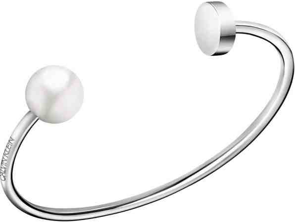 Calvin Klein Pevný otevřený náramek Bubbly KJ9RMF0403 5,8 x 4,6 cm - S + 2 měsíce na vrácení zboží