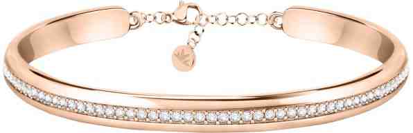 Morellato Pevný ocelový náramek s krystaly Cerchi SAKM74 + 2 měsíce na vrácení zboží