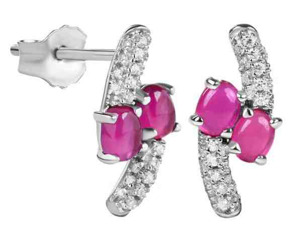 Silver Cat Stříbrné náušnice se zirkony SC311 + 2 měsíce na vrácení zboží