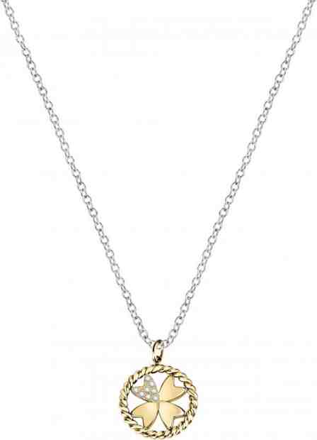 Morellato Ocelový náhrdelník s čtyřlístkem Multigipsy SAQG33 (řetízek, přívěsky) + 2 měsíce na vrácení zboží