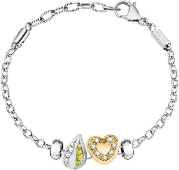 Morellato Ocelový náramek se srdíčkem Drops SCZ1073 + 2 měsíce na vrácení zboží