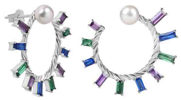 Silver Cat Dámské náušnice se zirkony a perličkami SC350 + 2 měsíce na vrácení zboží