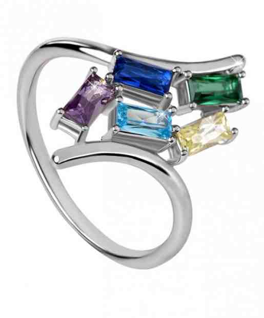 Silver Cat Módní prsten se zirkony SC351 60 mm + 2 měsíce na vrácení zboží