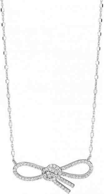 Morellato Stříbrný náhrdelník s třpytivou mašličkou 1930 SAHA03 + 2 měsíce na vrácení zboží